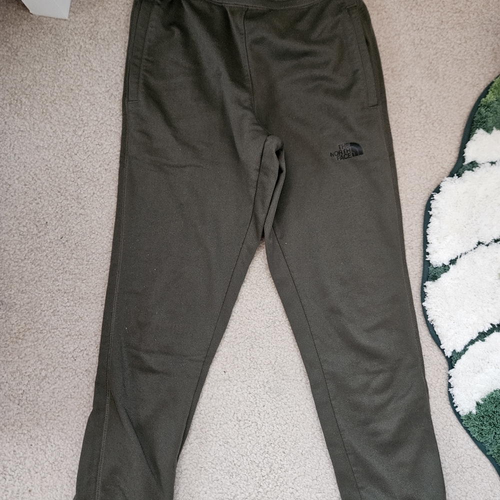 the north face sweatpants youth olive green
